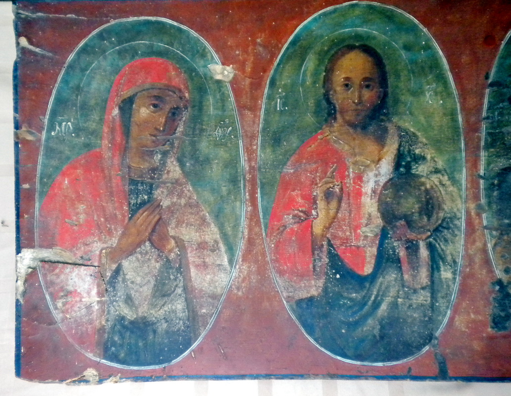 Левая часть иконы из Брагина