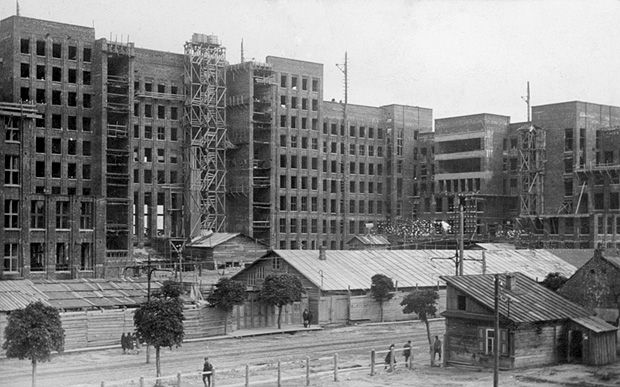 Строительство Дома правительства на месте Училеща для слепых (20-е годы XX века)