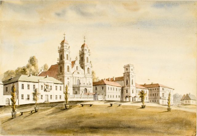 Коллегиум иезуитов (на Площади Свободы).  Наполеон Орда 