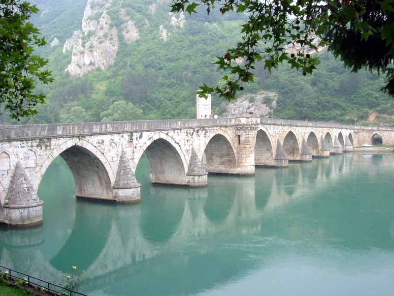 Visegrad bridge by Klackalica
