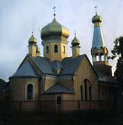 Свято-Благовещенский храм в г.Хусте, построенный о.Алексием. Храм был освящен в 1928 г. и некоторое время являлся кафедрой православных епископов.