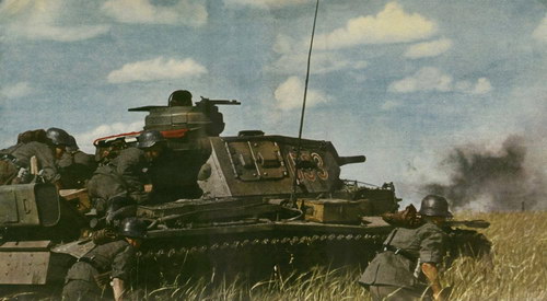 Атака гитлеровцев