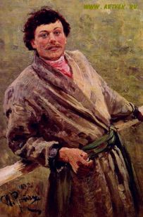 "Белорус. Портрет Сидора Ивановича Шаврова" 1892 г. Илья Репин.