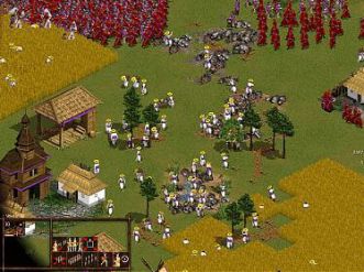 Скриншот из игры - стратегии "Казаки - Империя".   Нация  "Украина"