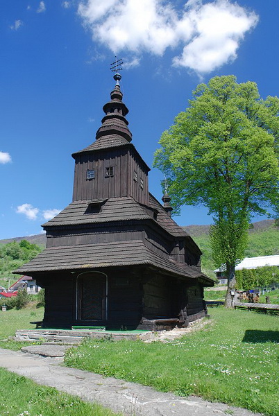 Село Руськый Поток. Церковь Святого Архангела Михаила, 1740 в Словакии в Пряшовском крае