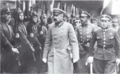 Юзеф Пилсудский в  Минске.  18 сентября  1919 года