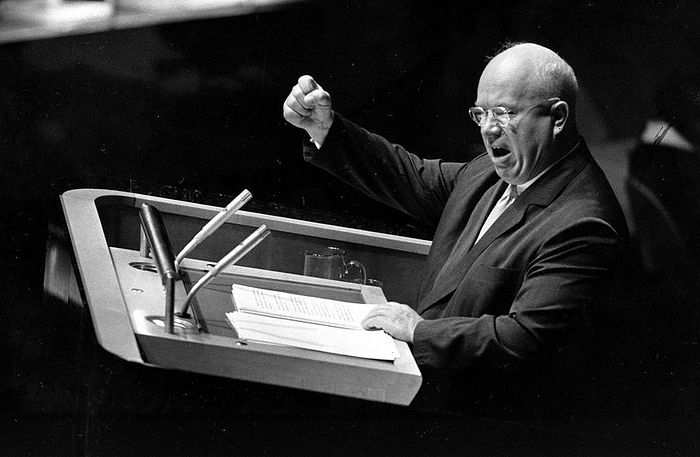 Первый секретарь ЦК КПСС Никита Хрущёв