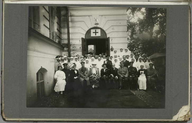 Госпиталь Красного креста при Минском благотворительном о-ве Доброчинность.1915