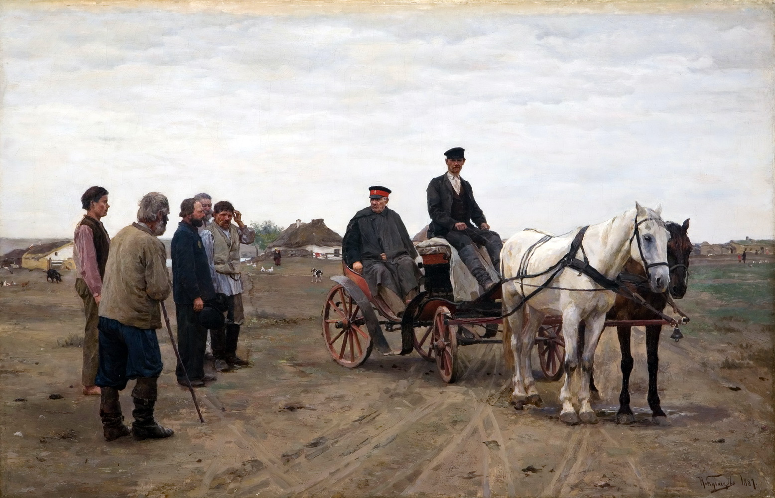 «Мировой посредник», (1887), холст, масло Николай Дмитриевич Кузнецов