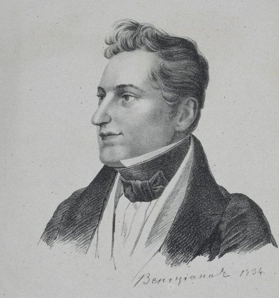 Илл. 1. А.Г. Венецианов.  Портрет Н.В. Гоголя. 1834.