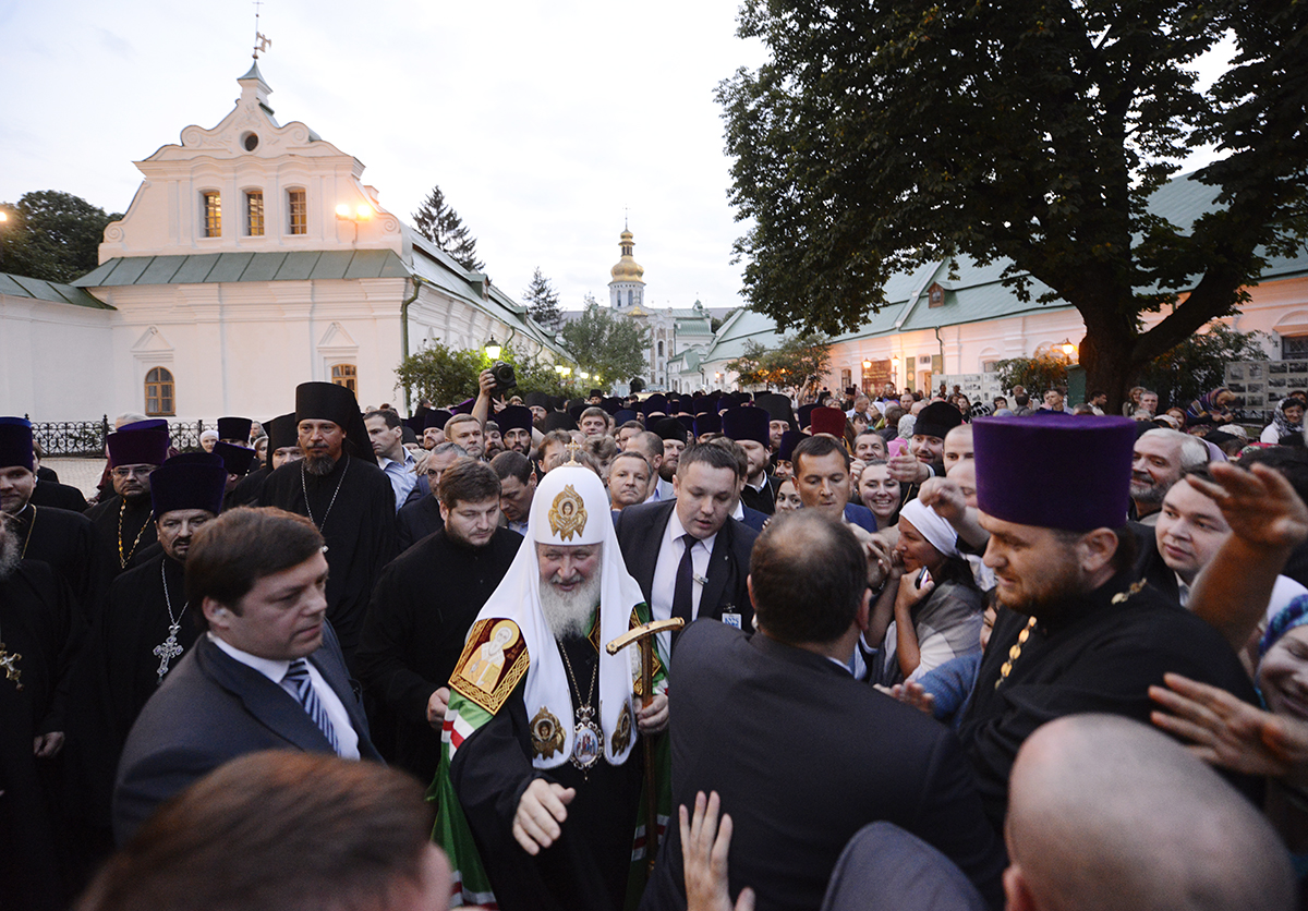 Святейший Патриарх Кирилл прибыл в Киев
