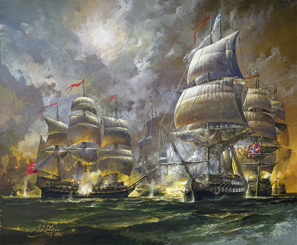 Сражение у мыса Калиакрия 31 июля 1791 года. 