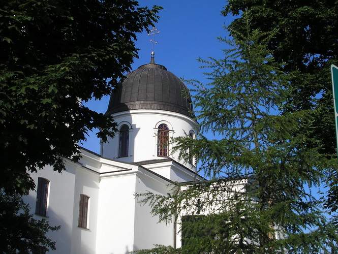 Типичный сельский храм на Белосточчине (отошла к Польше в 1944 г.).
