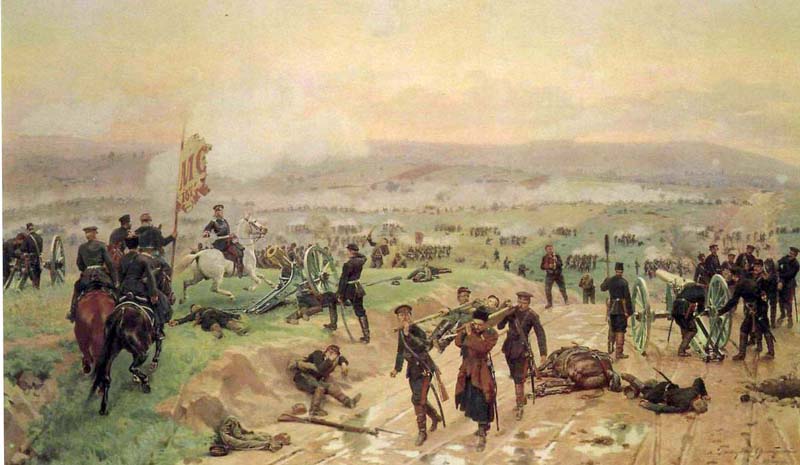 Дмитриев-Оренбургский «Бой под Плевной 27 августа 1877 года», (1883) 