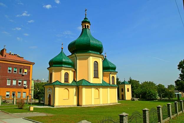 Православная церковь в Перемышле (дата постройки – 1880 г.)