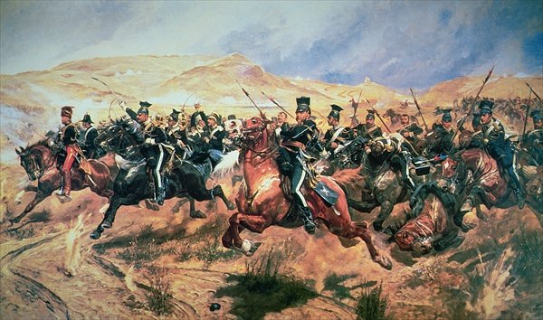 «Атака лёгкой кавалерии» в сражении под Балаклавой. Ричард Вудвилл 