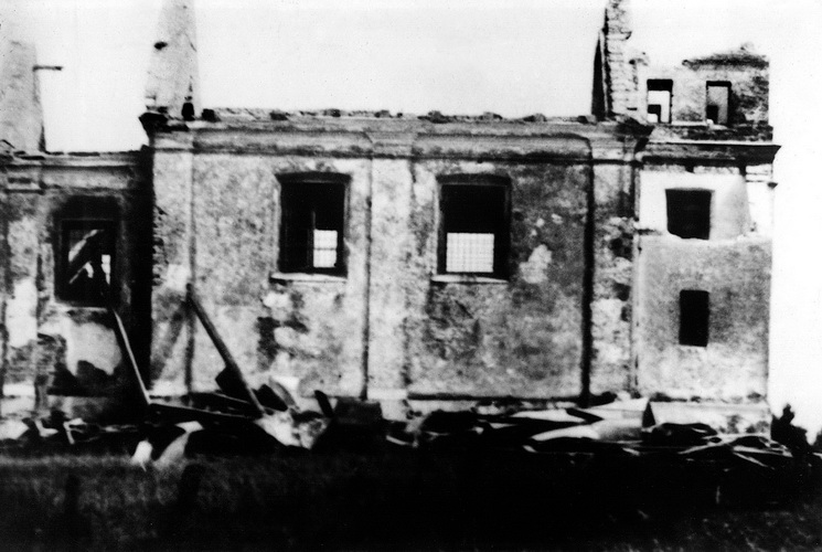 Разрушенная церковь в Покровке. Г.Куприянович. 1938. Акция разрушения православных церквей на Холмщине и Южном Подляшье