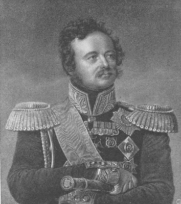 И.Ф. Паскевич. Гравюра с портрета Крюгера