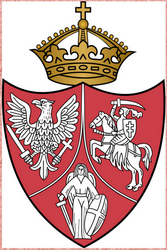 Герб восстания 1863 г. — соединённые символы Польши, Литвы и Украины ( к сведению белорусов Белоруссия не упоминается).