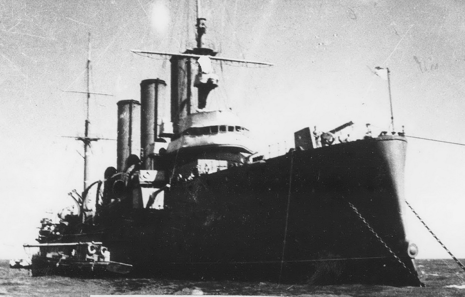 Так выглядел крейсер «Аврора» в конце 1920-х.