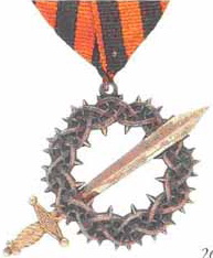 «Знак отличия Первого Кубанского (Ледяного) похода», утверждённый Деникиным в 1918 году, одна из самых почитаемых наград в Белой армии