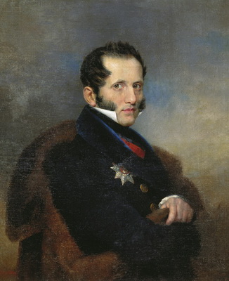С.С. Уваров. Портрет работы С.Голике. 1833