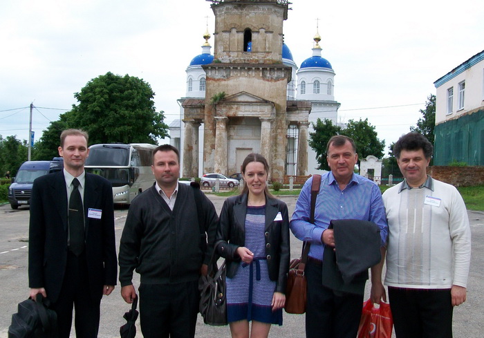 Участники конференции (слева направо) А. Гронский, Б. Куненков, И. Белова, Д. Козлов, Г. Шкундин.