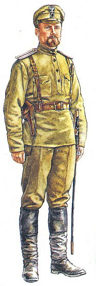 Командир Пинско-Волынского добровольческого батальона капитан Бохенский, 1919 г.